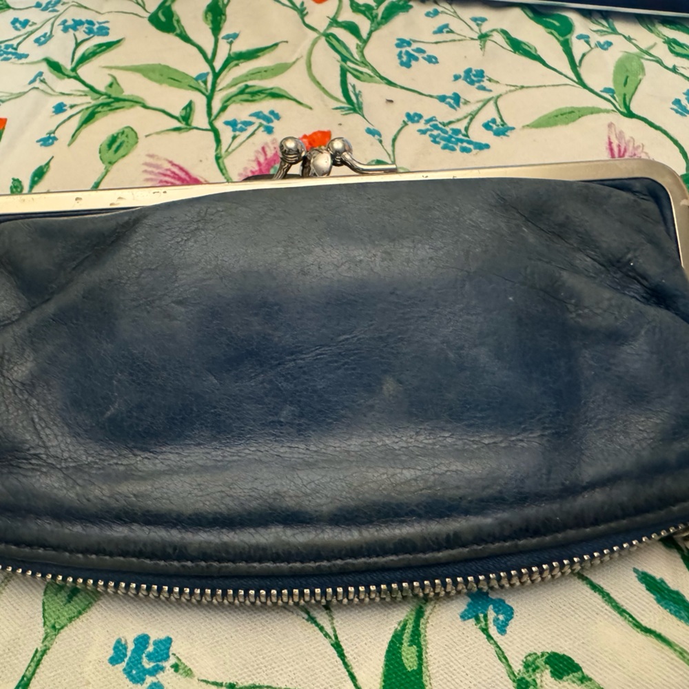 HOBO International Leather NAVY Wallet/Clutch